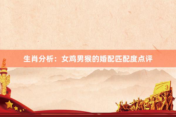 生肖分析：女鸡男猴的婚配匹配度点评